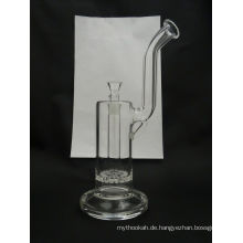 Single Bubbler Glaspfeife für Großhandel mit 18mm Buchse (ES-GB-112)